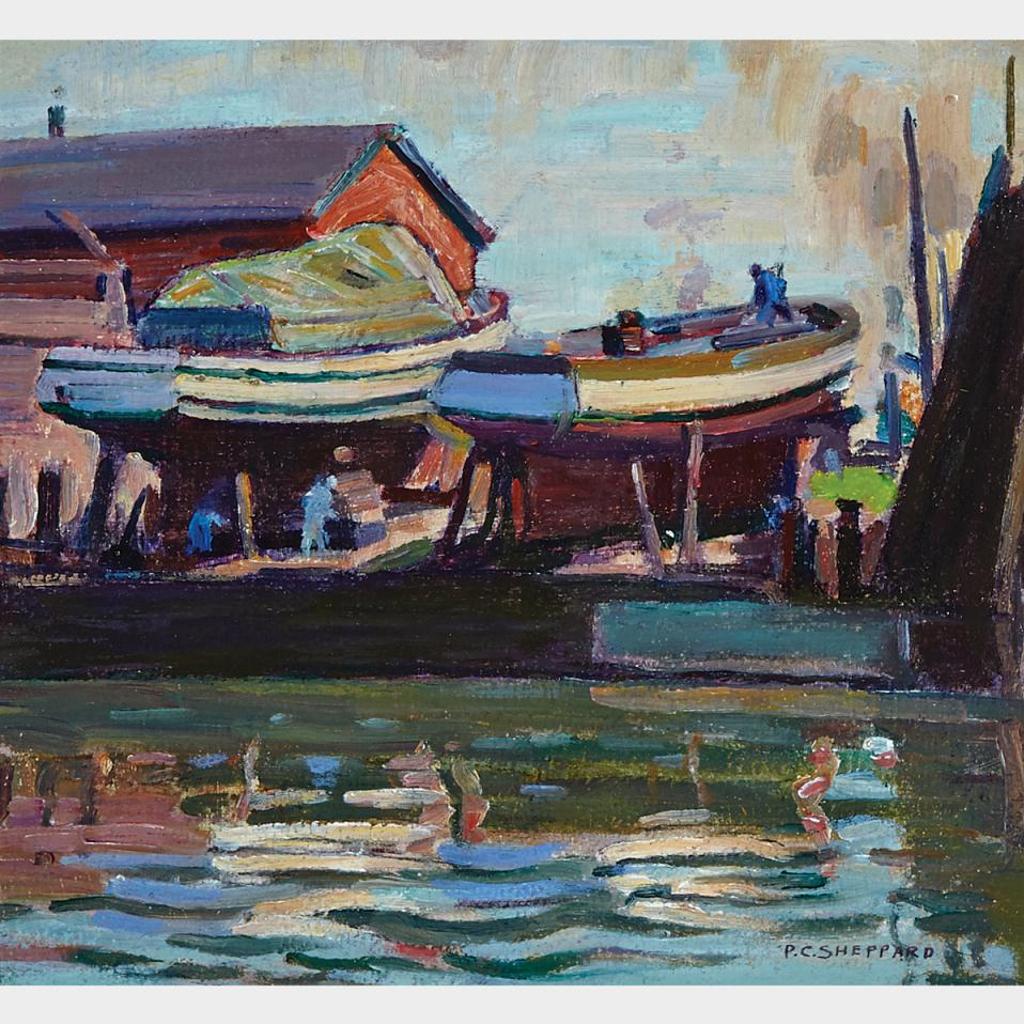 Peter Clapham (P.C.) Sheppard (1882-1965) - Dry Dock