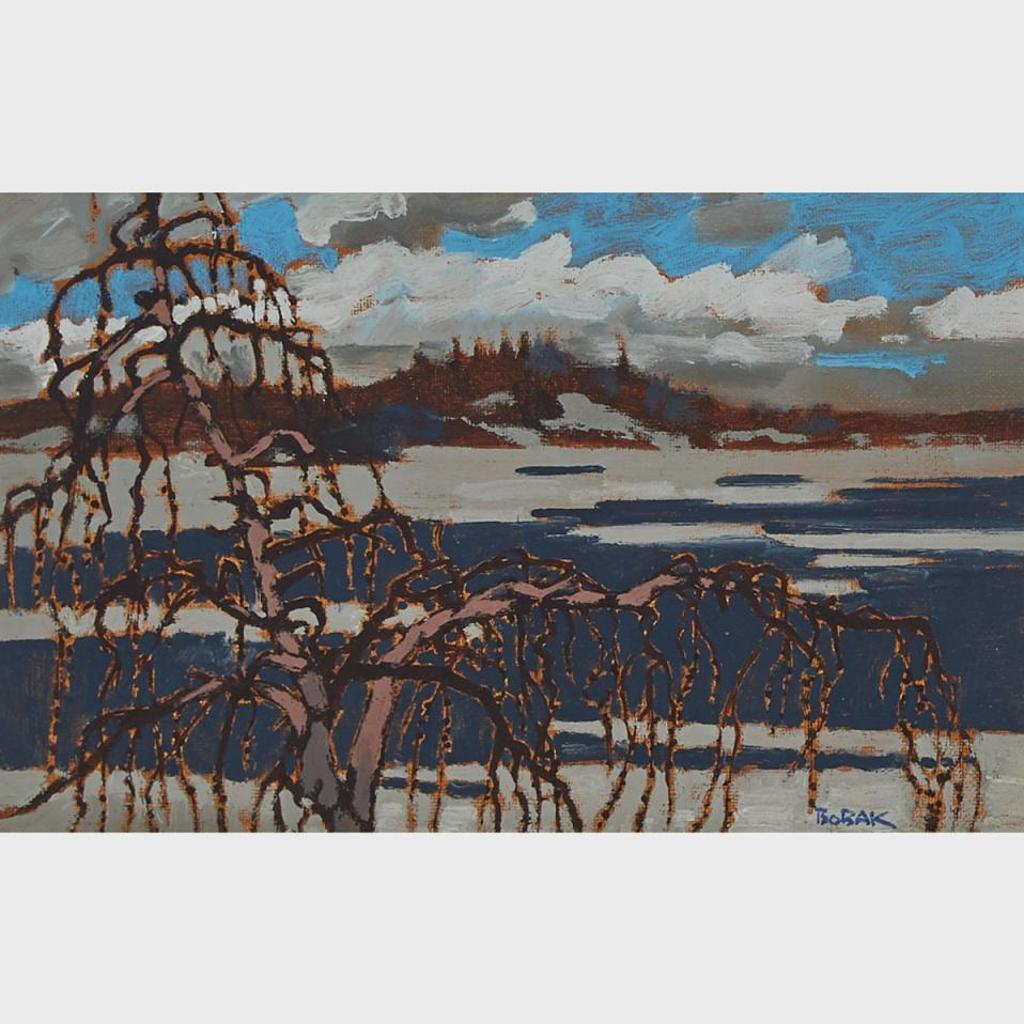 Bruno Joseph Bobak (1923-2012) - Tamarack In Spring