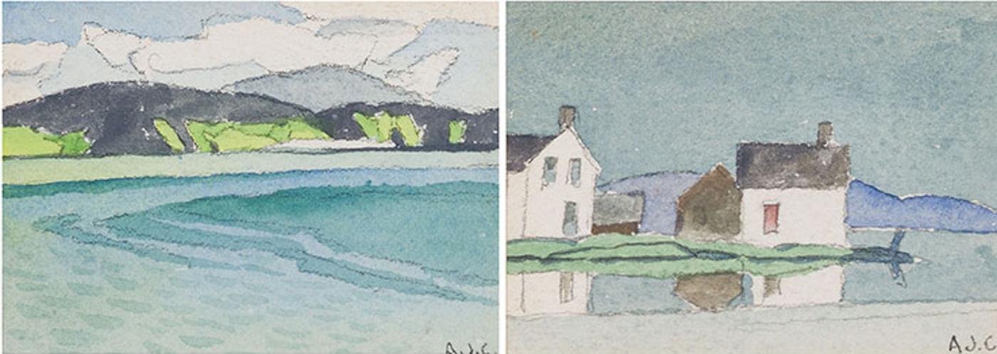 Alfred Joseph (A.J.) Casson (1898-1992) - Two watercolours
