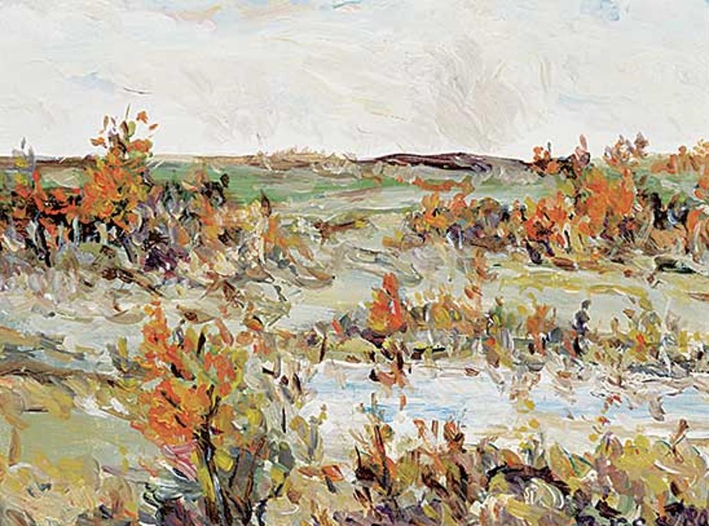 Hendrik Bres (1932-2018) - Autumn West of Edmonton