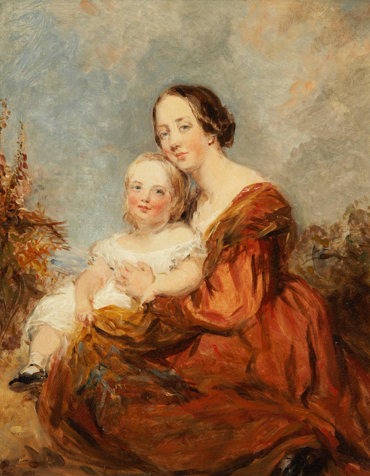 Margaret Sarah Carpenter (1793-1872) - The Hon.Mrs.H.Marshall and her Son