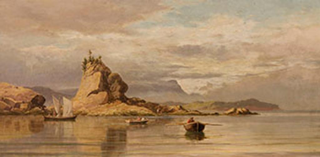 Lucius Richard O'Brien (1832-1899) - Boats on the Coast