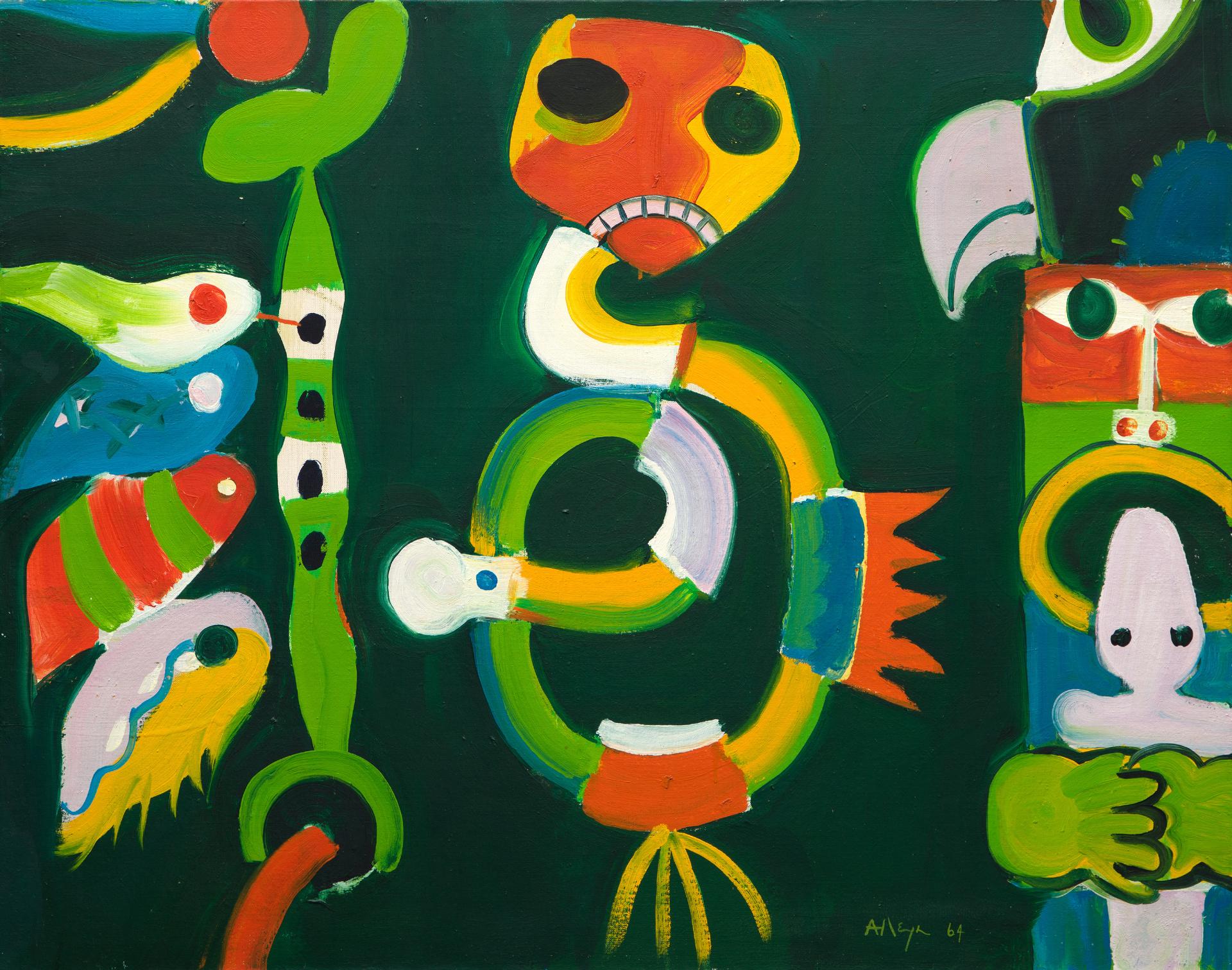 Edmund Alleyn (1931-2004) - Totémique II, 1964