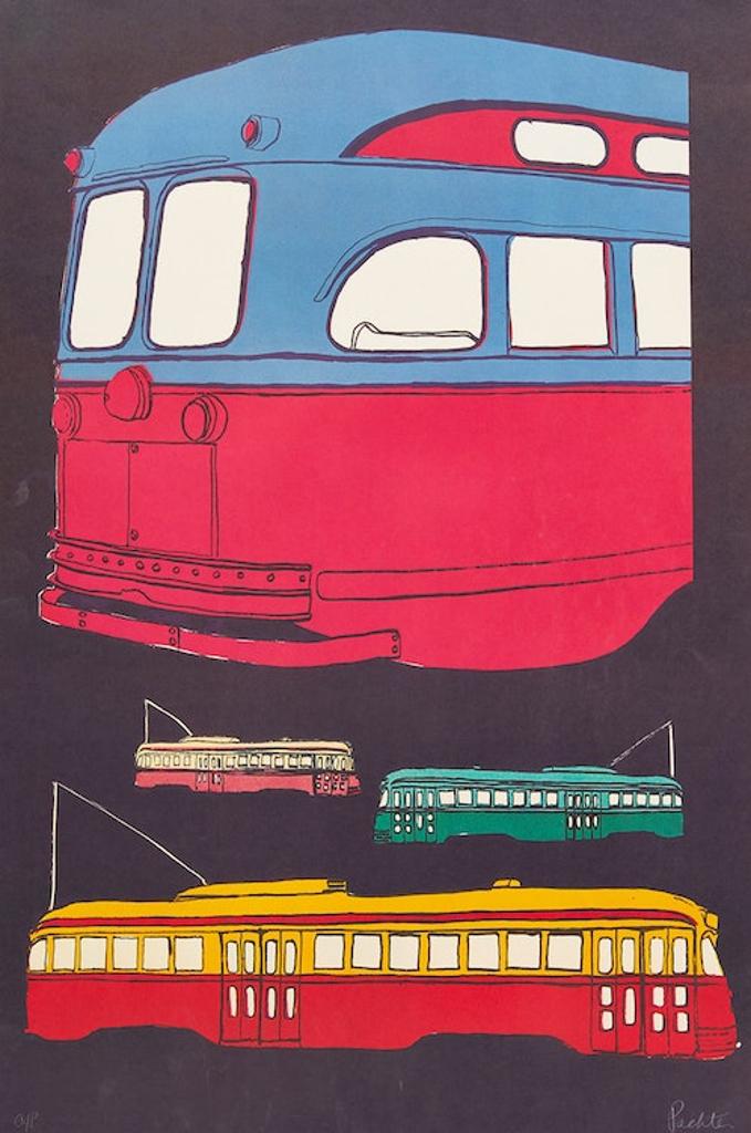 Charles Pachter (1942) - Streetcars; Centre Island Express
