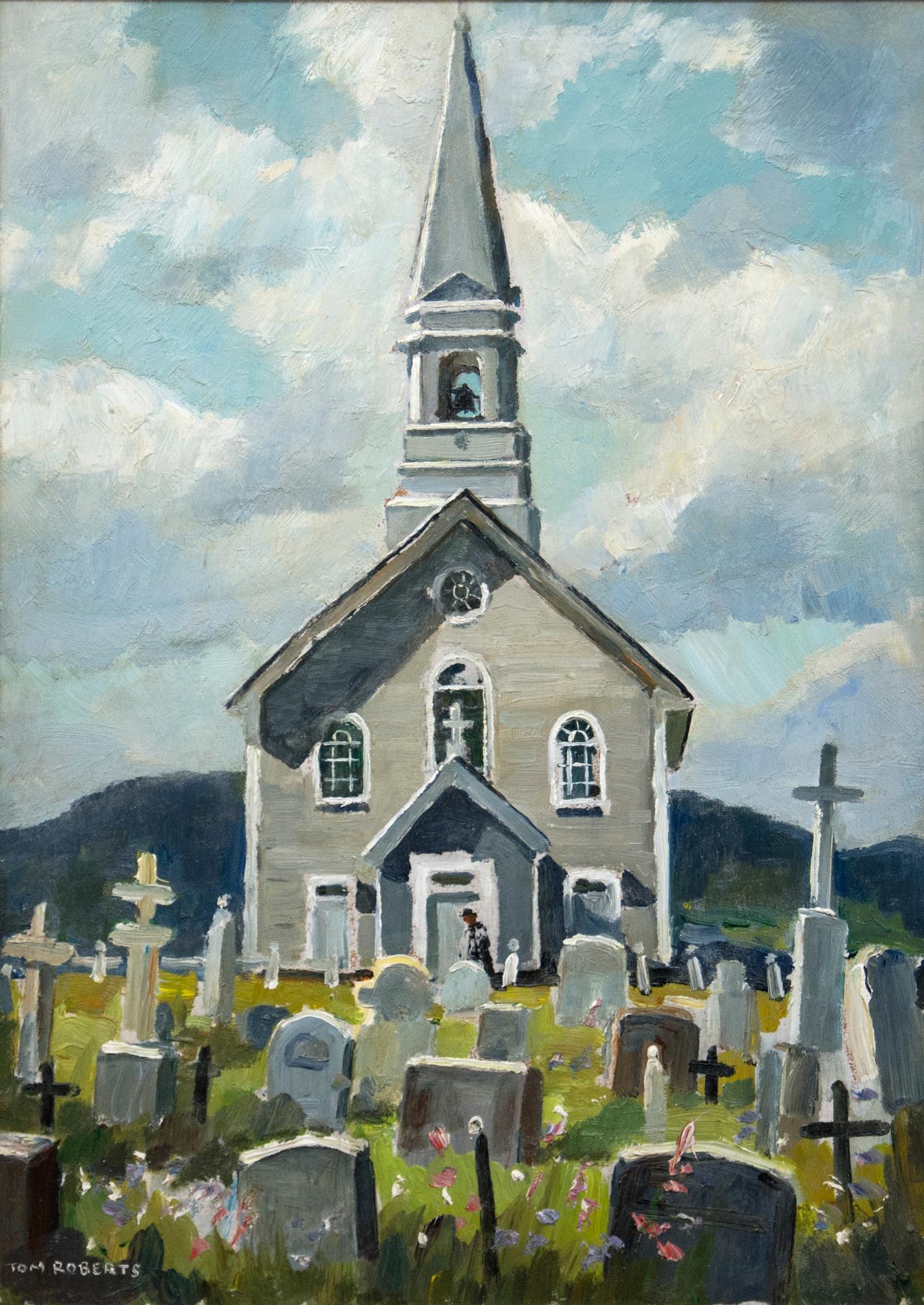 Tom (Thomas) Keith Roberts (1909-1988) - Little Church at Cap des Rosiers