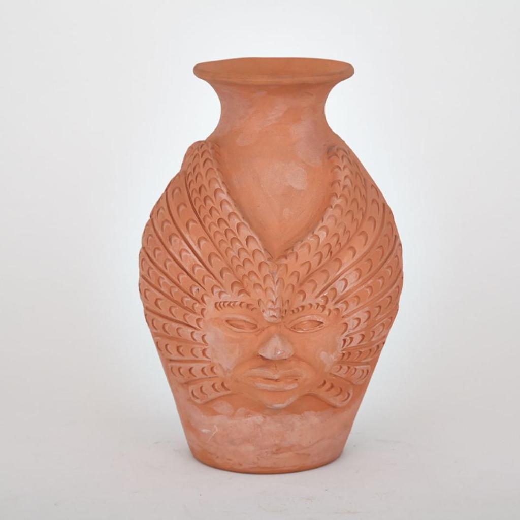 Evoo Samgusak Mangelik (1942) - Vase With Opposing Shamans