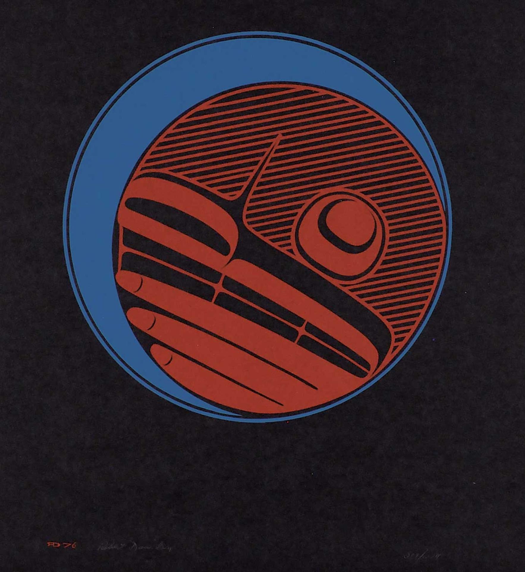 Robert Charles Davidson (1923) - Moon [Red and Green on Black]  #209/274