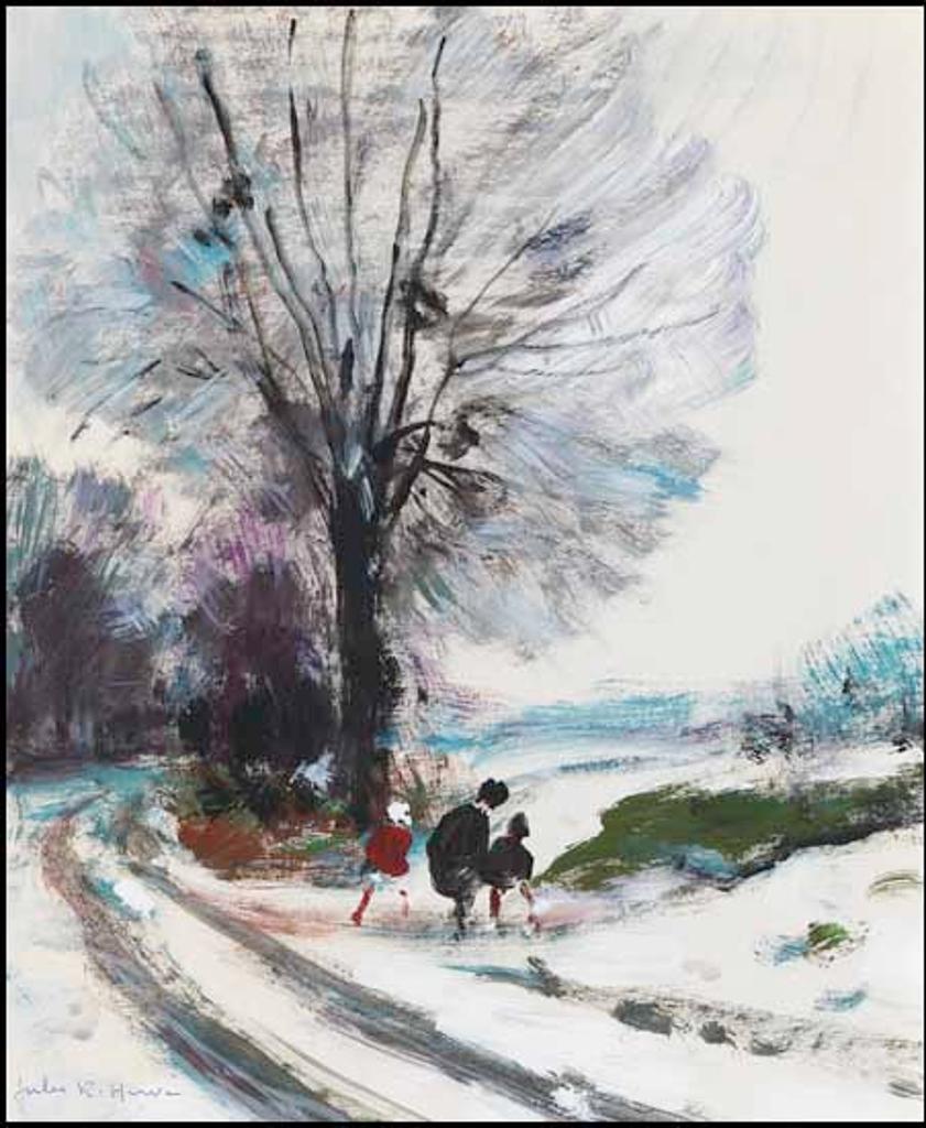 Jules Rene Herve (1887-1981) - Scène d'hiver