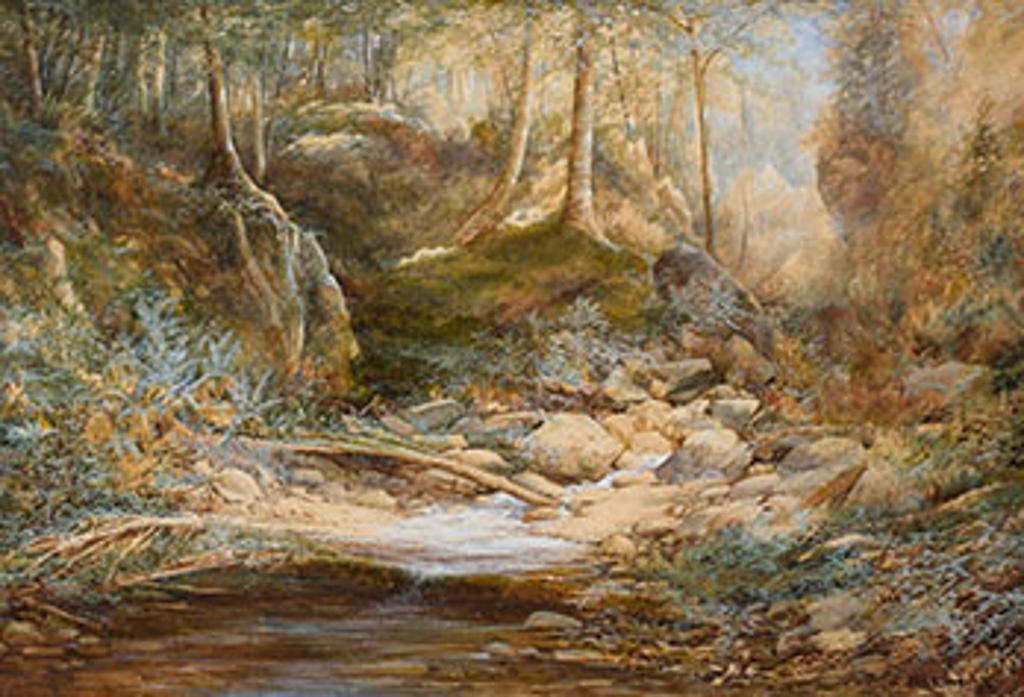 Aaron Allan Edson (1846-1888) - Stream in the Woods