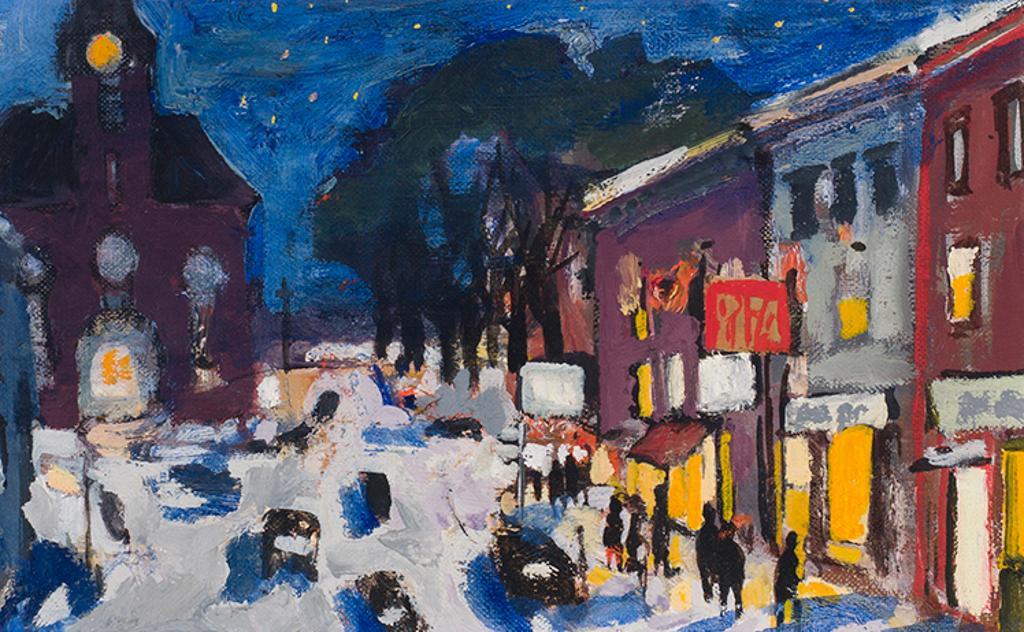 Molly Joan Lamb Bobak (1922-2014) - Night in Winter