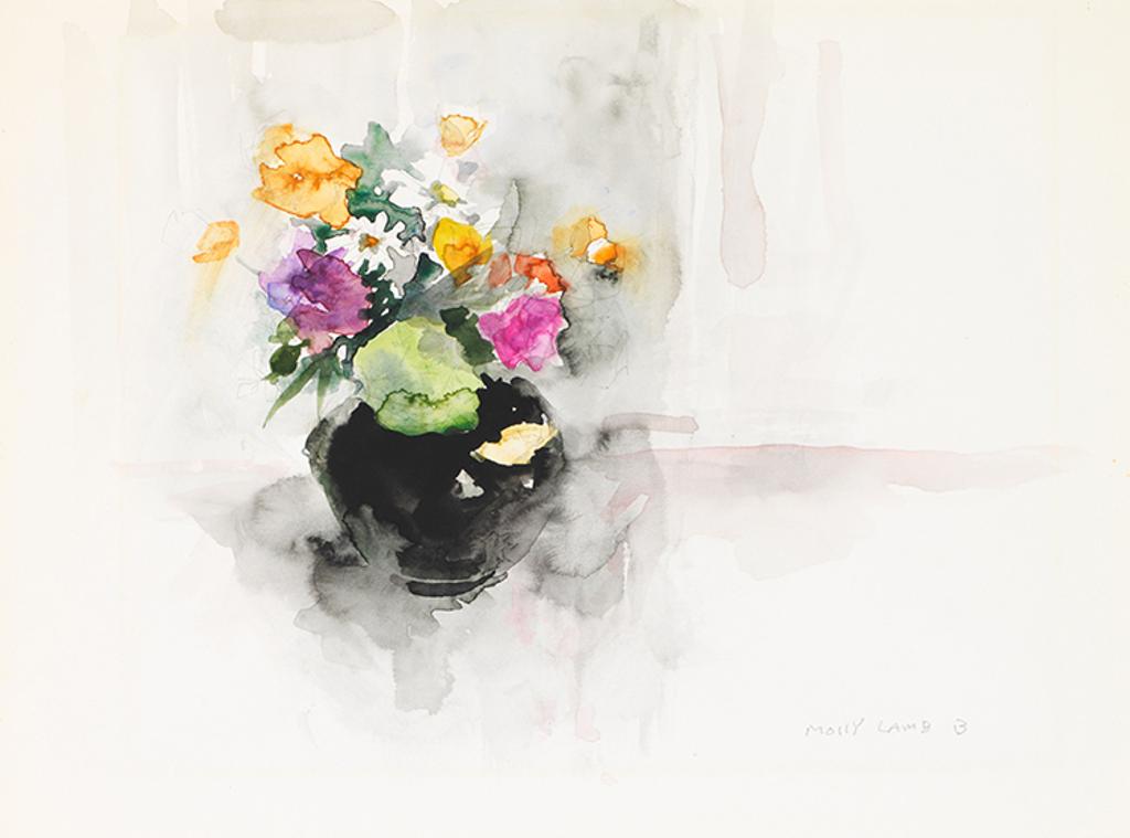 Molly Joan Lamb Bobak (1922-2014) - Vase of Flowers