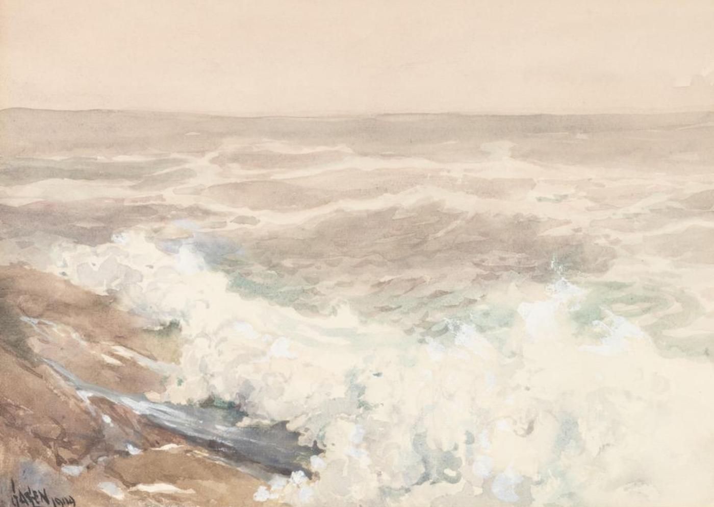 Robert Ford Gagen (1847-1926) - Sea Scape