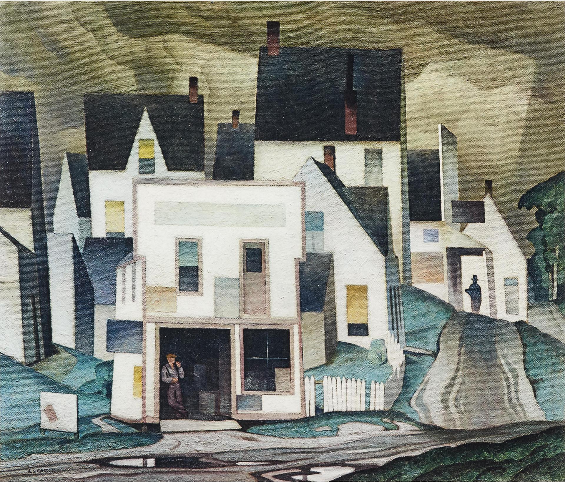 Alfred Joseph (A.J.) Casson (1898-1992) - Village Mosaic