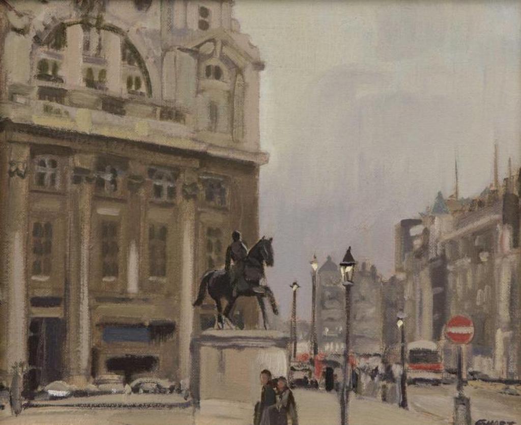 Peter Maxwell Ewart (1918-2001) - Off Trafalgar Square