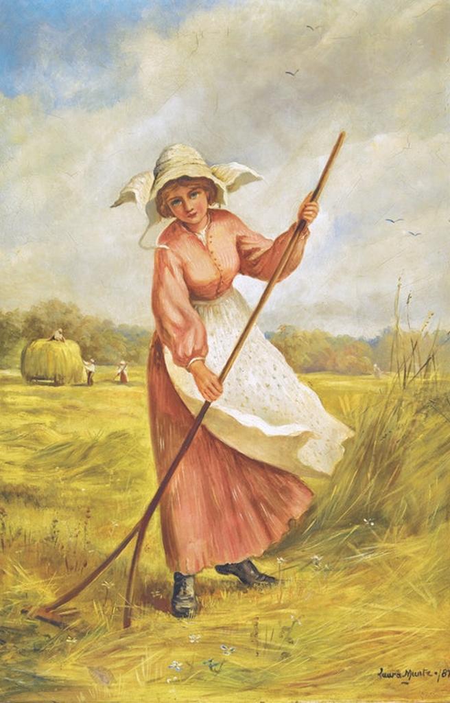 Laura Adeline Lyall Muntz (1860-1930) - Woman in the Field