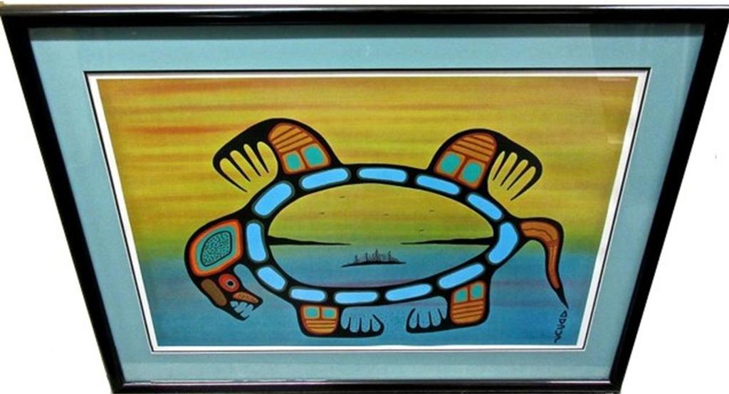 Richard Bedwash (1936-2007) - Turtle Island