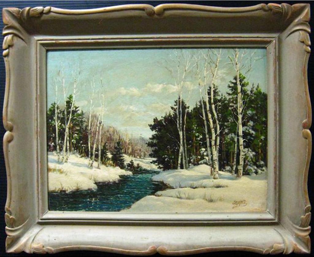 Otto Planding (1887-1964) - Winter Creek Study