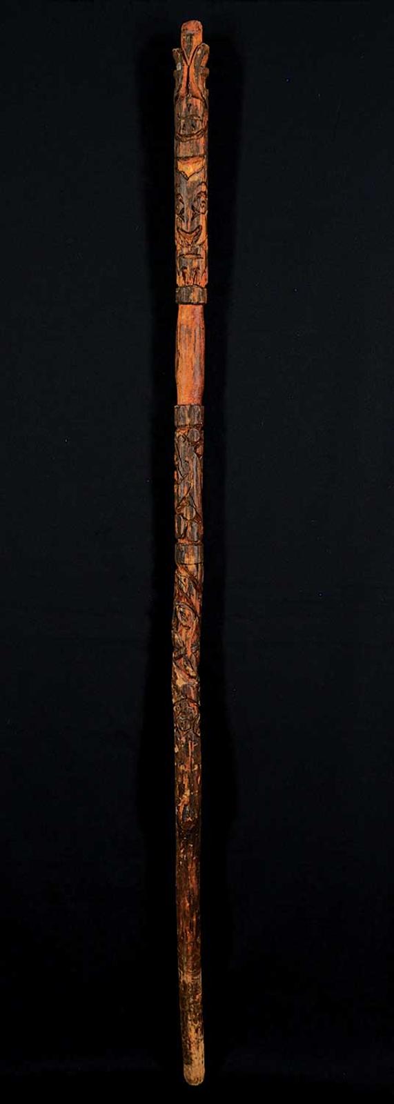 West Coast School - Untitled - Potlach Talking Stick