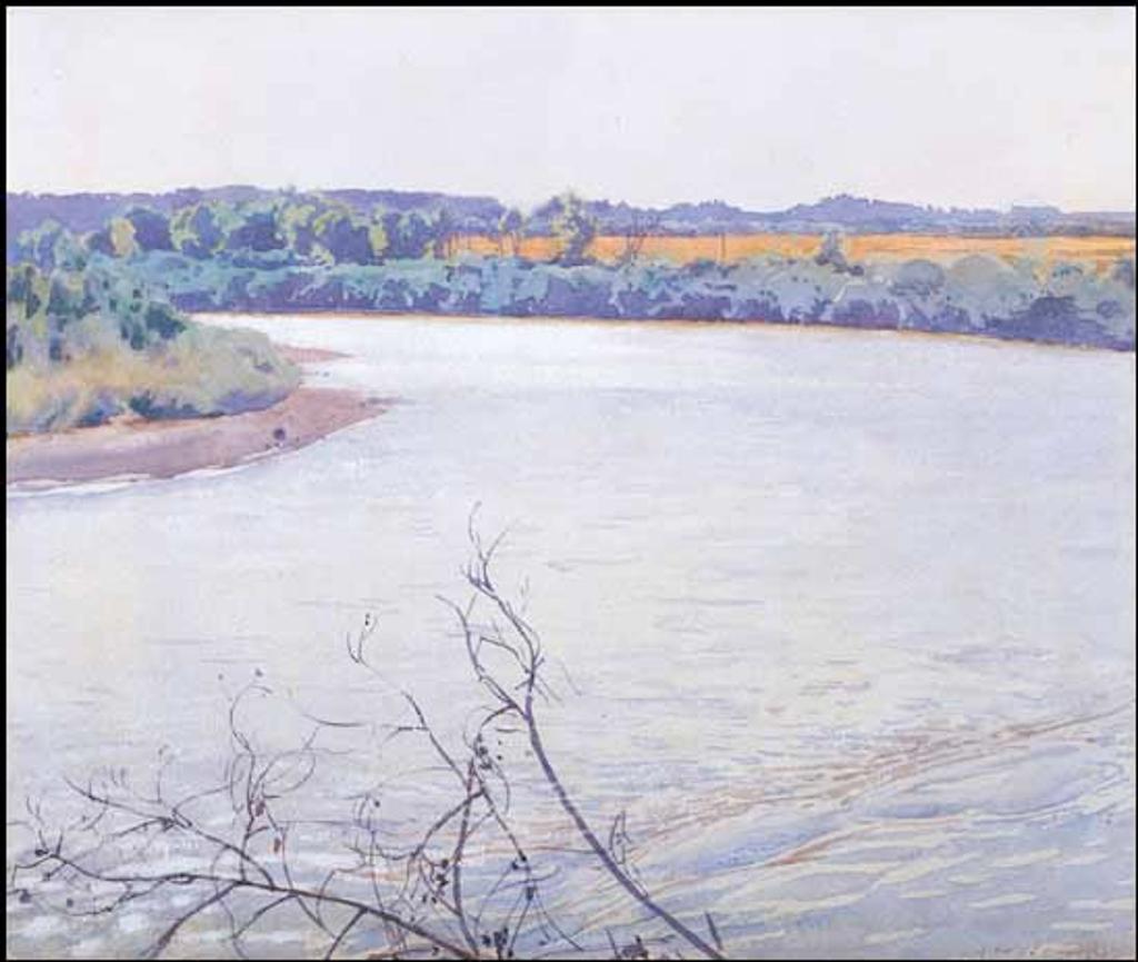 Walter Joseph (W.J.) Phillips (1884-1963) - Junction of the Red and Assiniboine Rivers in Winnipeg