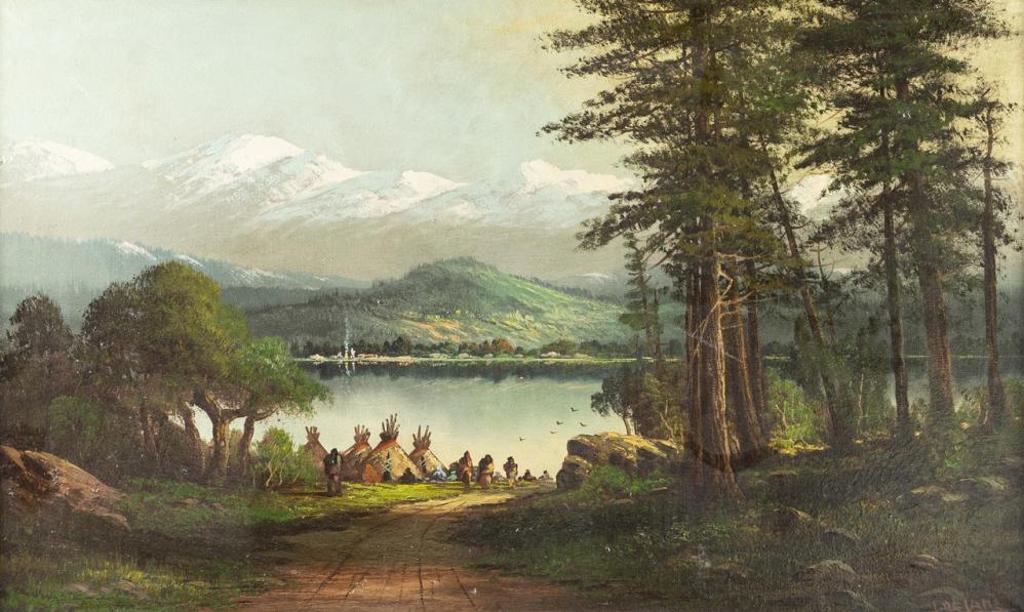 J. Delane (1870) - Indian Encampment