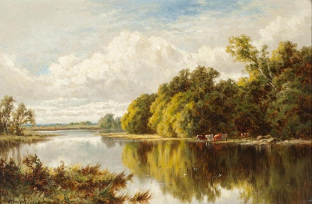 Henry H. Parker (1858-1930) - Oil on canvas, signed;  titled on reverse