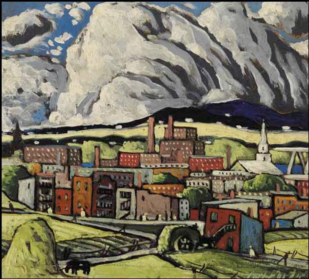 Marc-Aurèle Fortin (1888-1970) - Landscape at Hochelaga