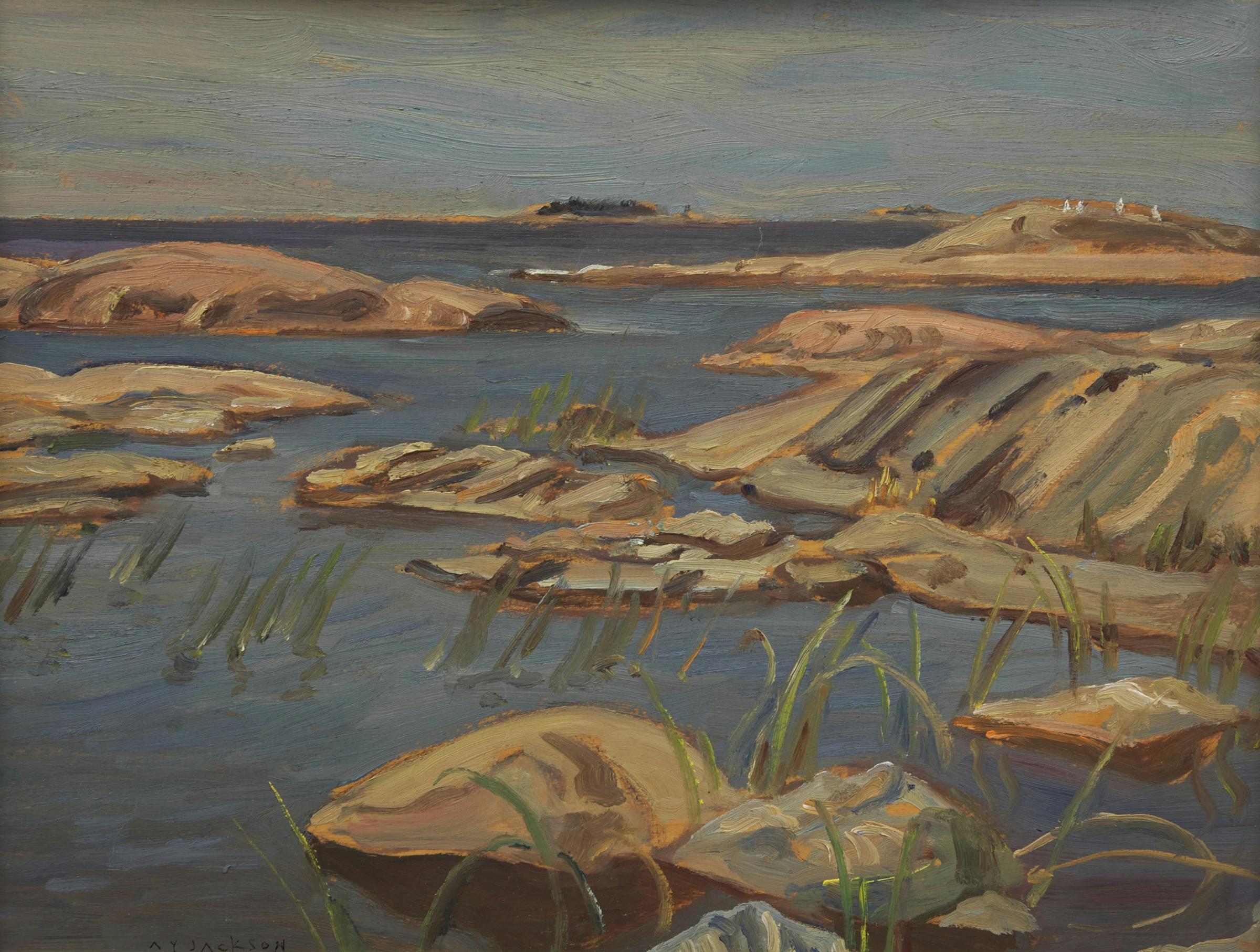 Alexander Young (A. Y.) Jackson (1882-1974) - Shoals and Islands, Georgian Bay, 1961