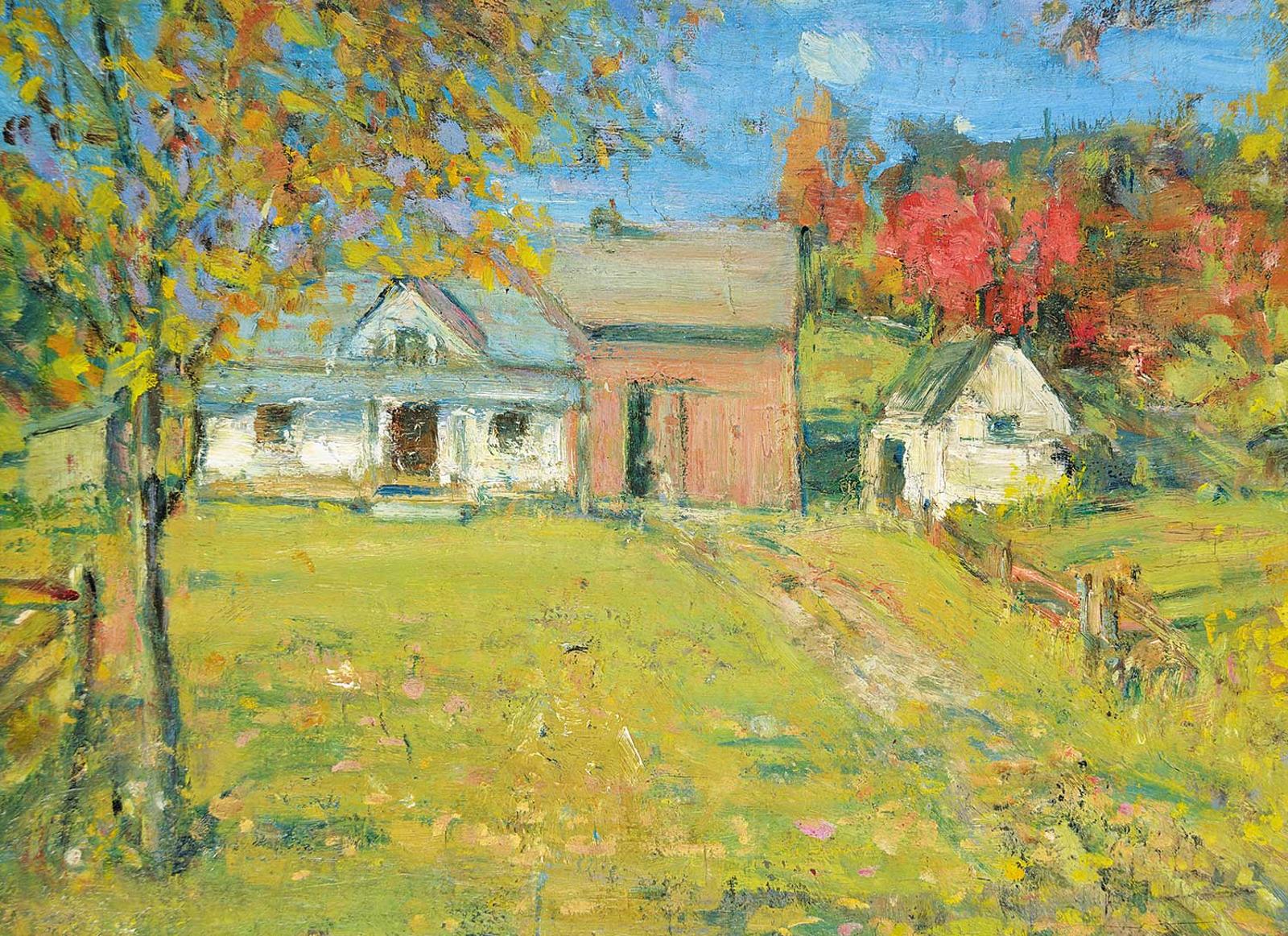 Peleg Franklin Frank Brownell (1857-1946) - Untitled - Country Farm, P.Q.