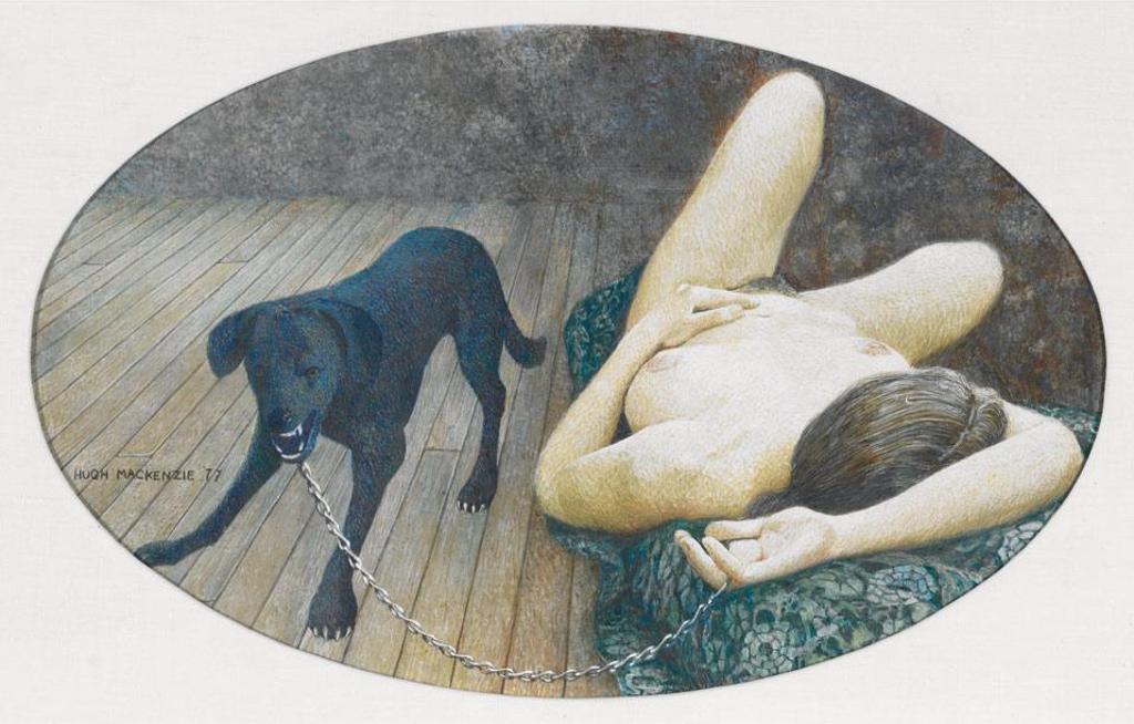 Hugh Seaforth Mackenzie (1928) - Nude And Dog