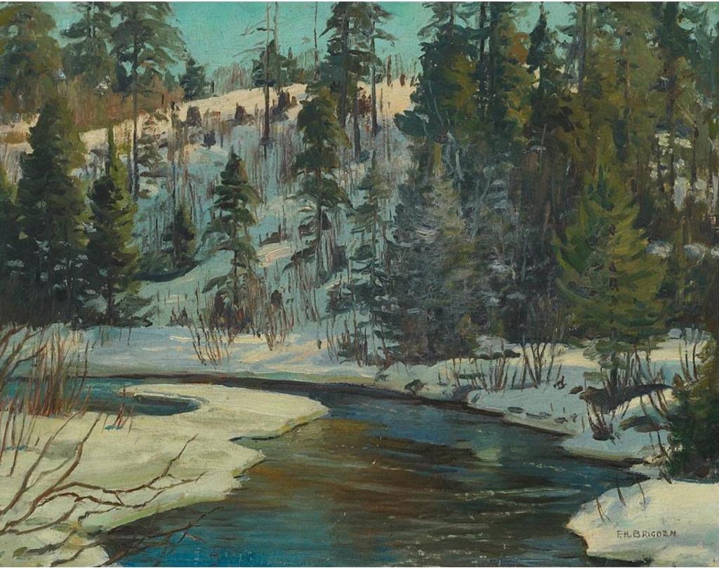 Frederick Henry Brigden (1871-1956) - River In Winter
