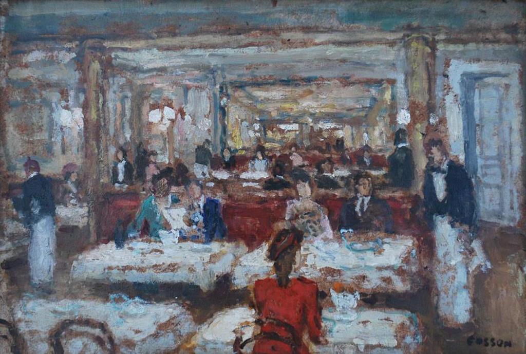 Marcel Cosson (1878-1956) - At the Café