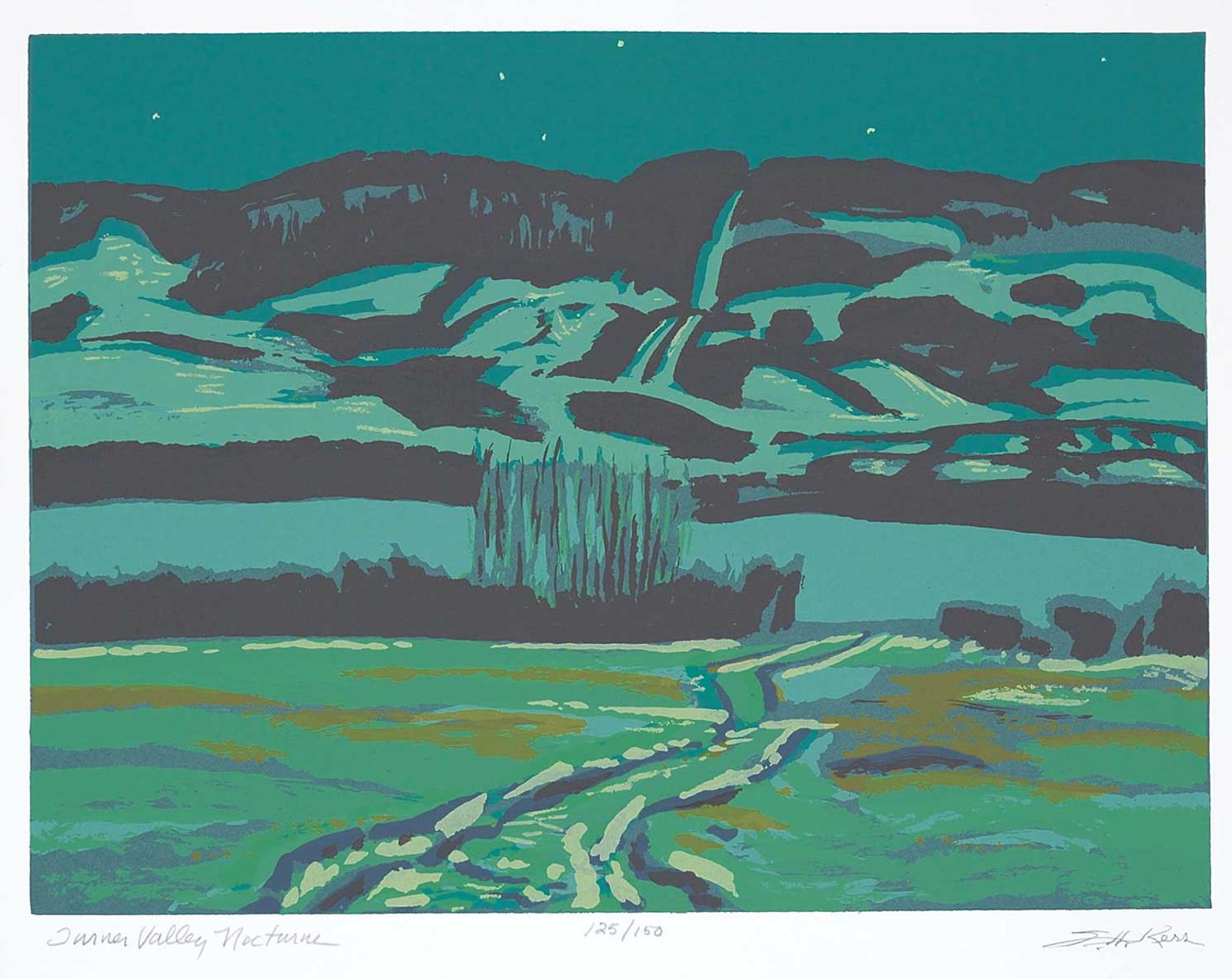 Illingworth Holey (Buck) Kerr (1905-1989) - Turner Valley Nocturne  #125/150