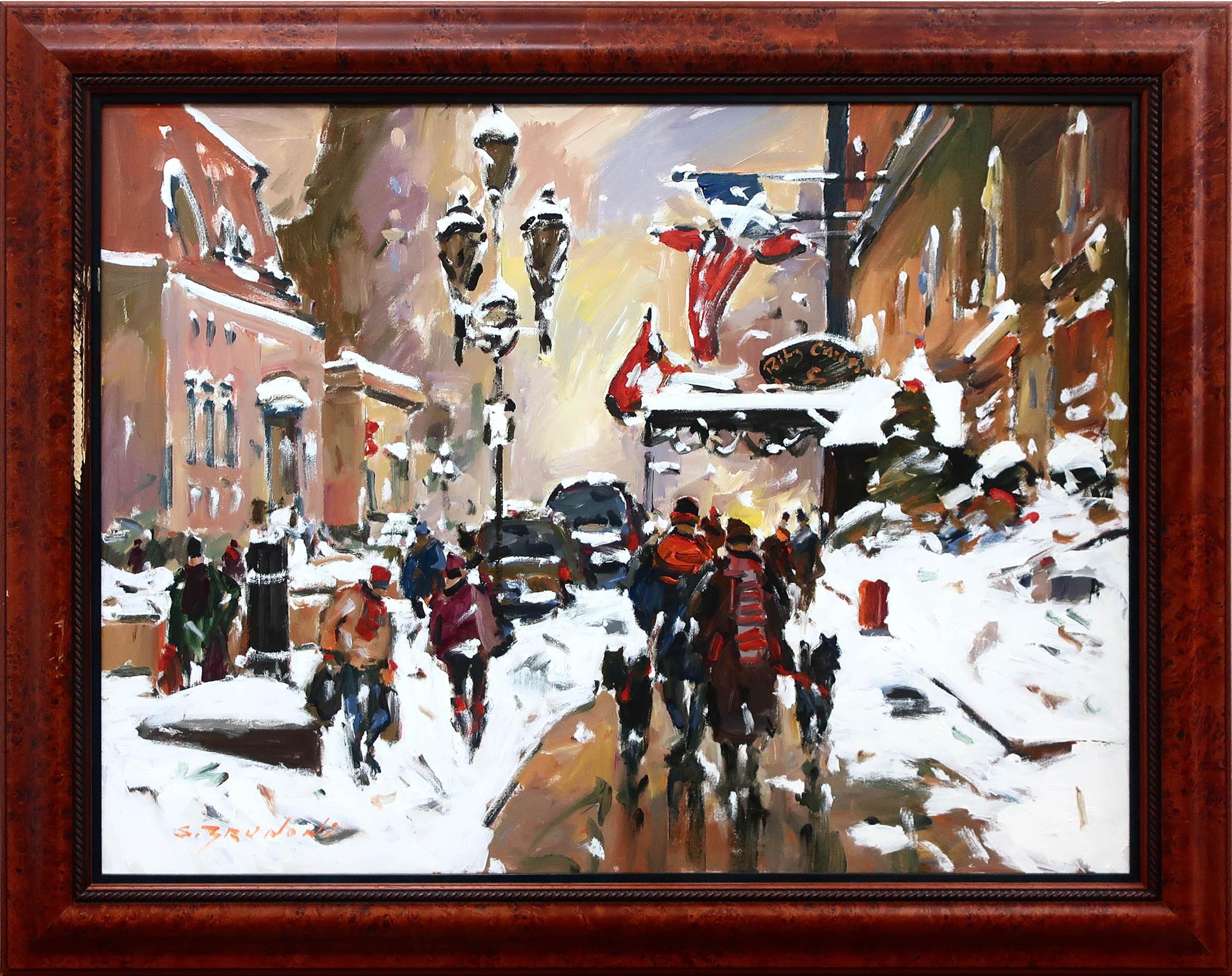 Serge Brunoni (1938-2020) - Montreal Rue Sherbrooke - Promenurs Devout Le Ritz