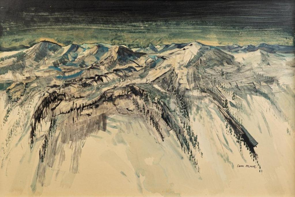 Sam Black (1913-1998) - Over B.C. Mountains