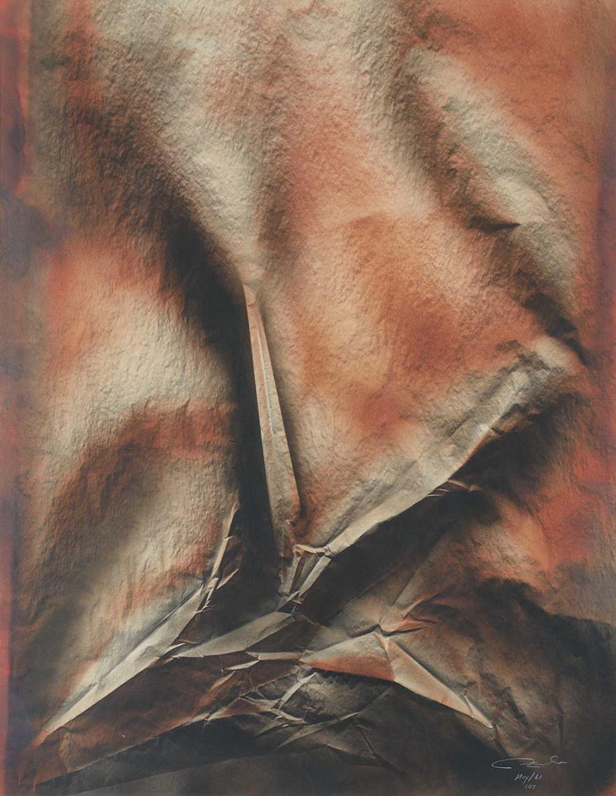 A. Laslo - Untitled - Abstract in Brown and Black