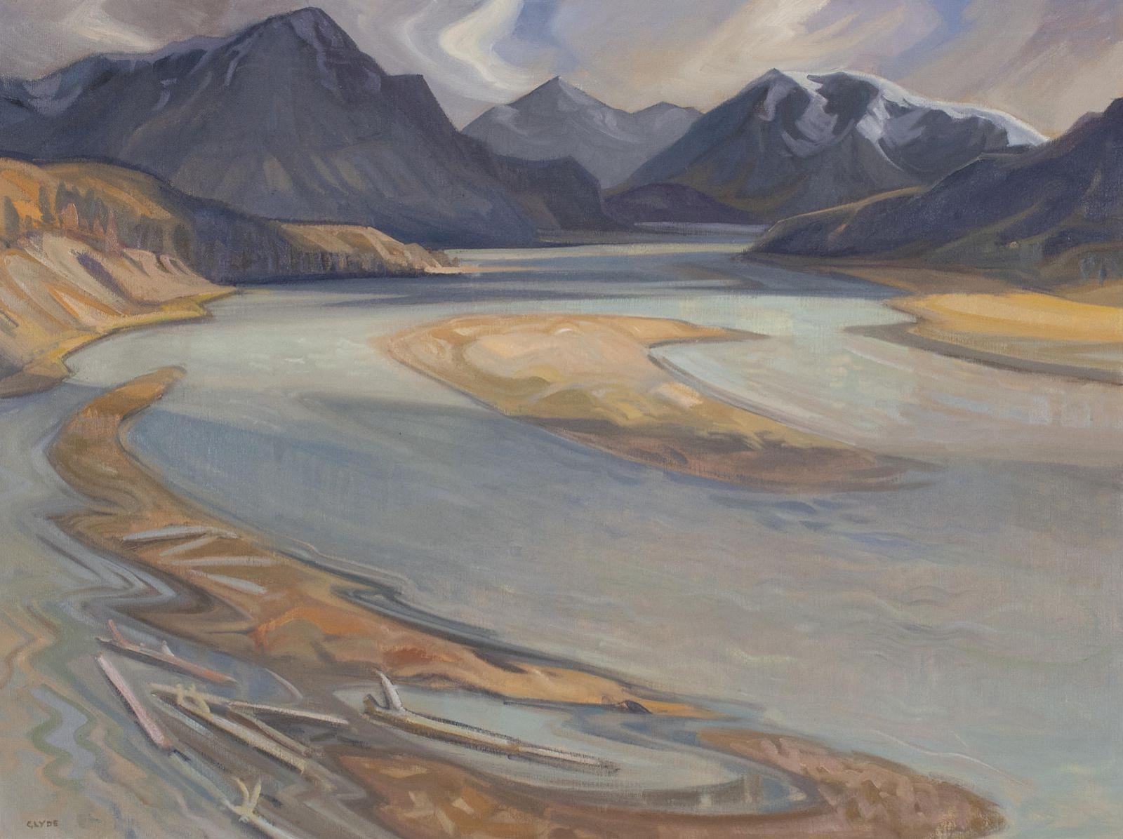Henry George Glyde (1906-1998) - The Athabasca - Canadian Rockies; 1979