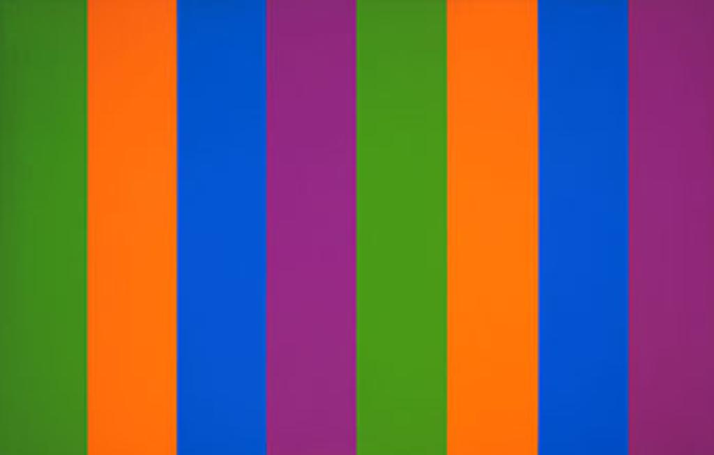 Guido Molinari (1933-2004) - Sériel vert-violet