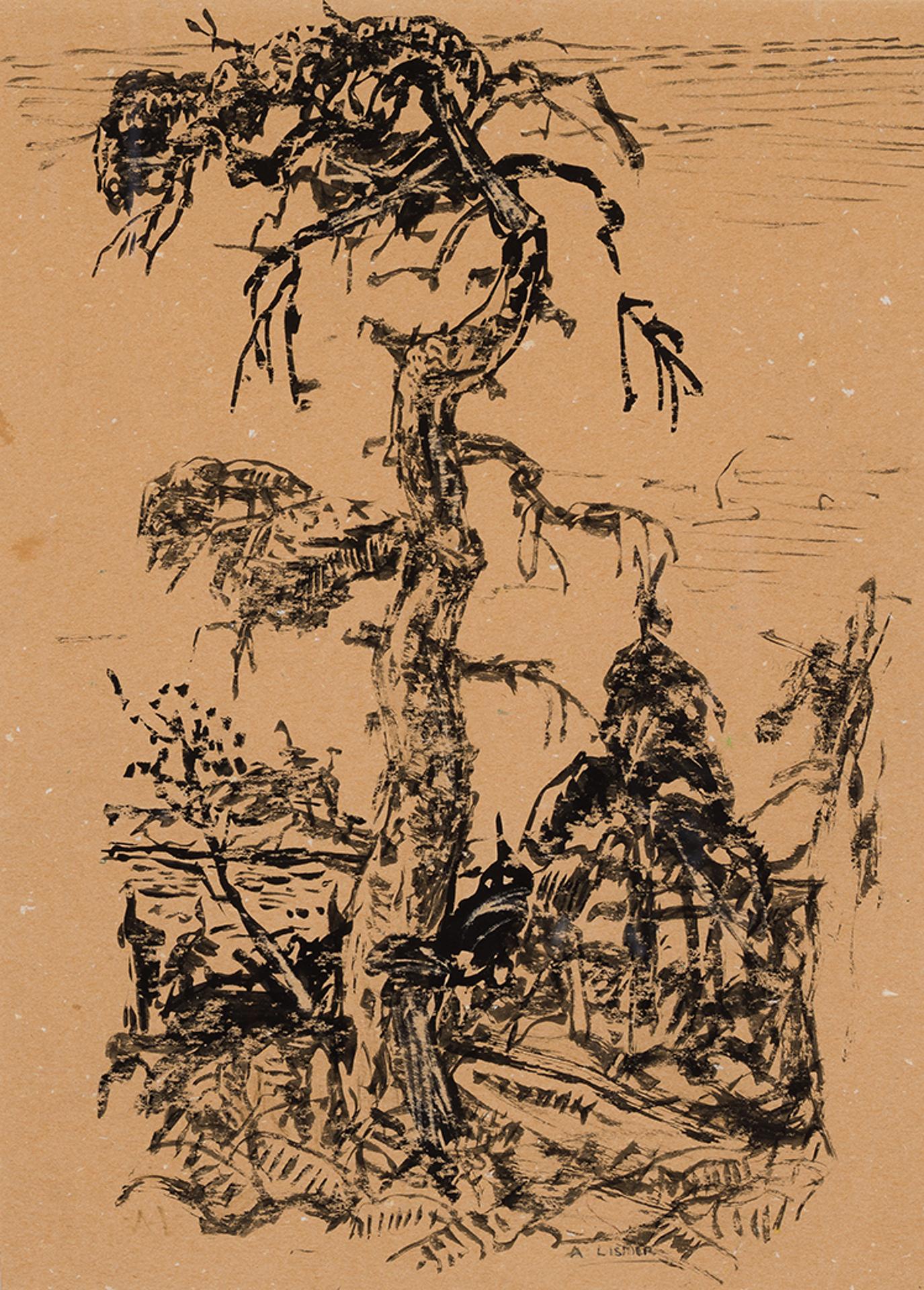 Arthur Lismer (1885-1969) - Tree Study