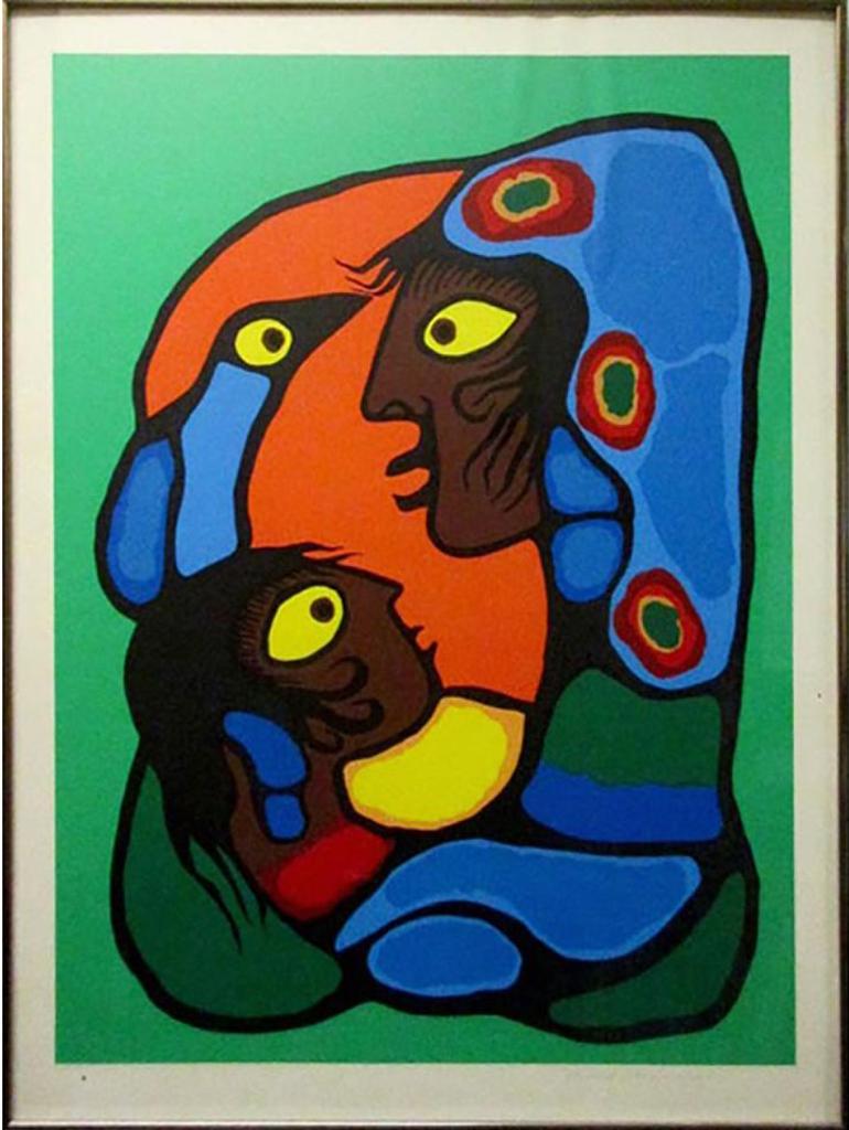 Norval H. Morrisseau (1931-2007) - Untitled (Mother & Child With Bird)