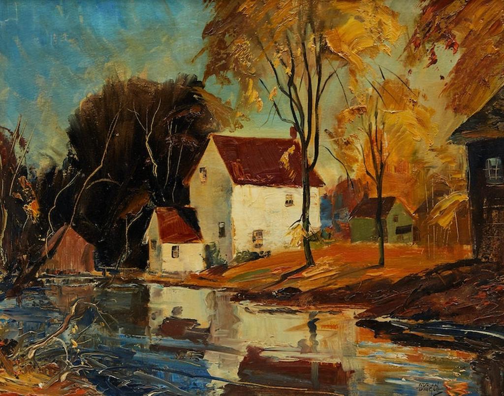 John Adrian Darley Dingle (1911-1974) - Autumn at Alton, Ont.