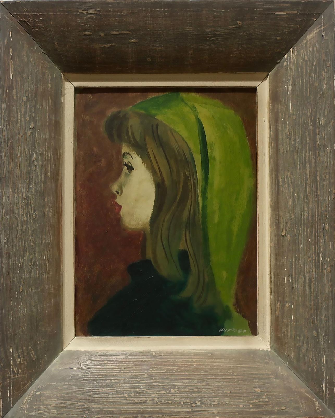 William Arthur Winter (1909-1996) - Girl With Green Toque