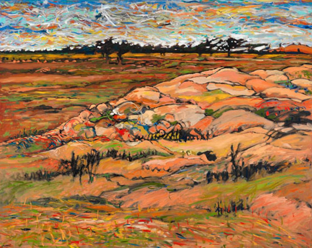 Yehouda Leon Chaki (1938-2023) - Landscape 6020