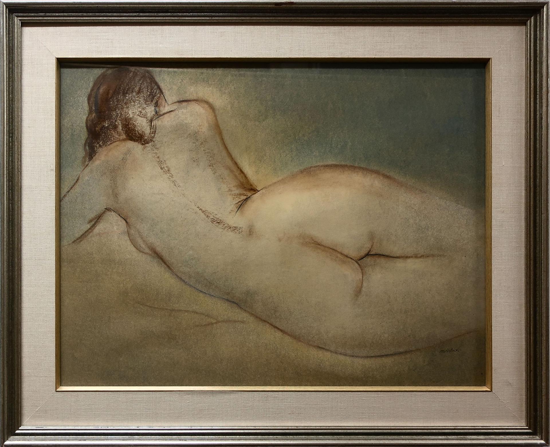 Louis Muhlstock (1904-2001) - Reclining Nude