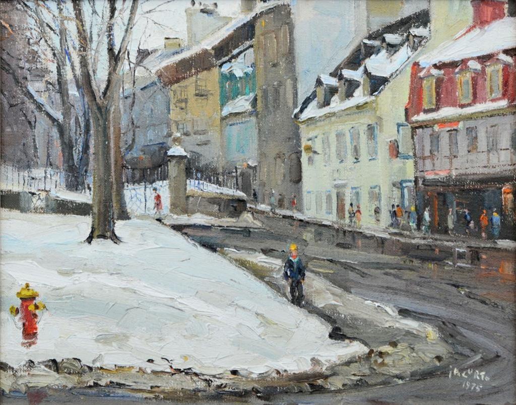 Frank Iacurto (1908-2001) - Old Quebec, 1975