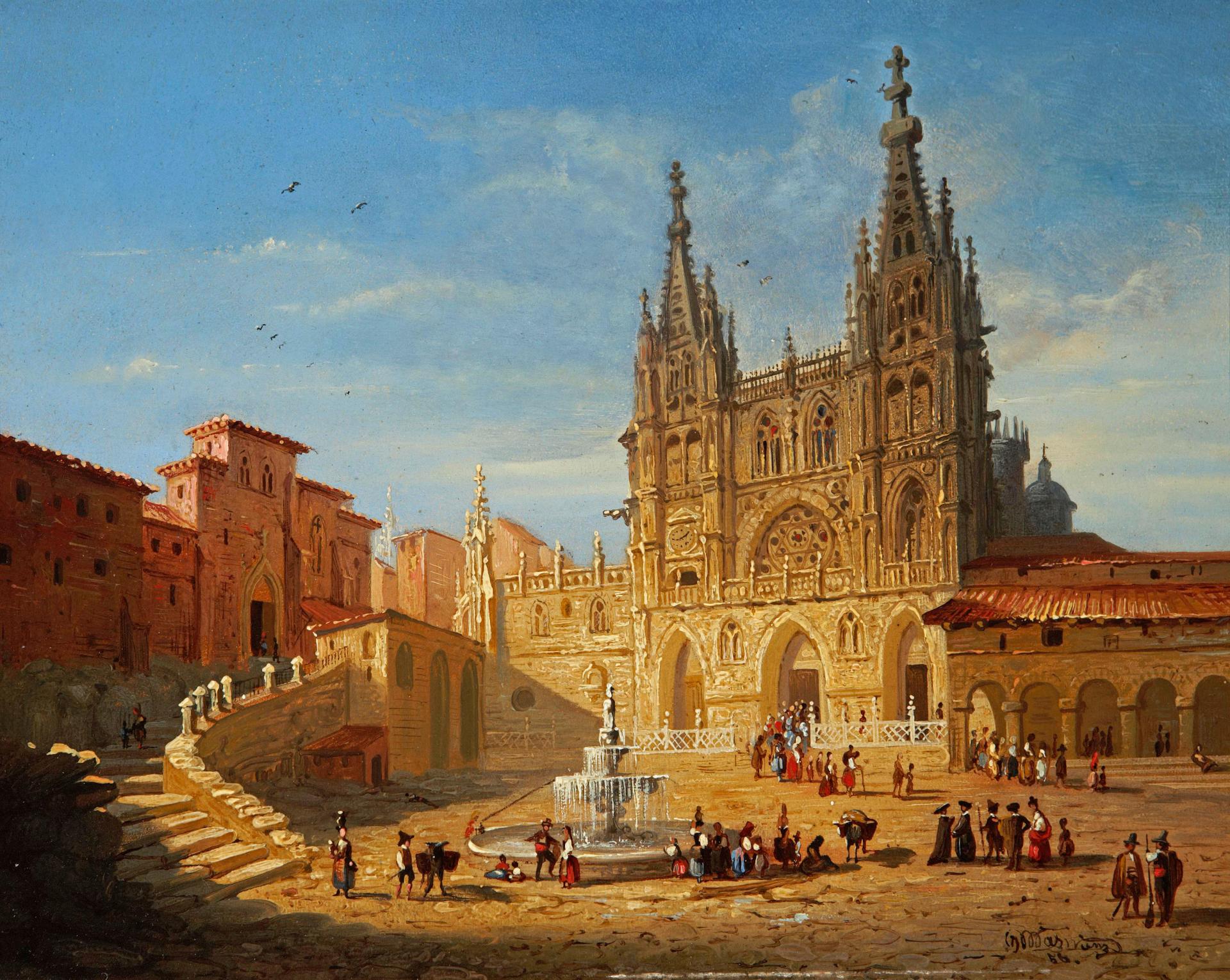 Joseph Maswiens (1828-1880) - The Cathedral