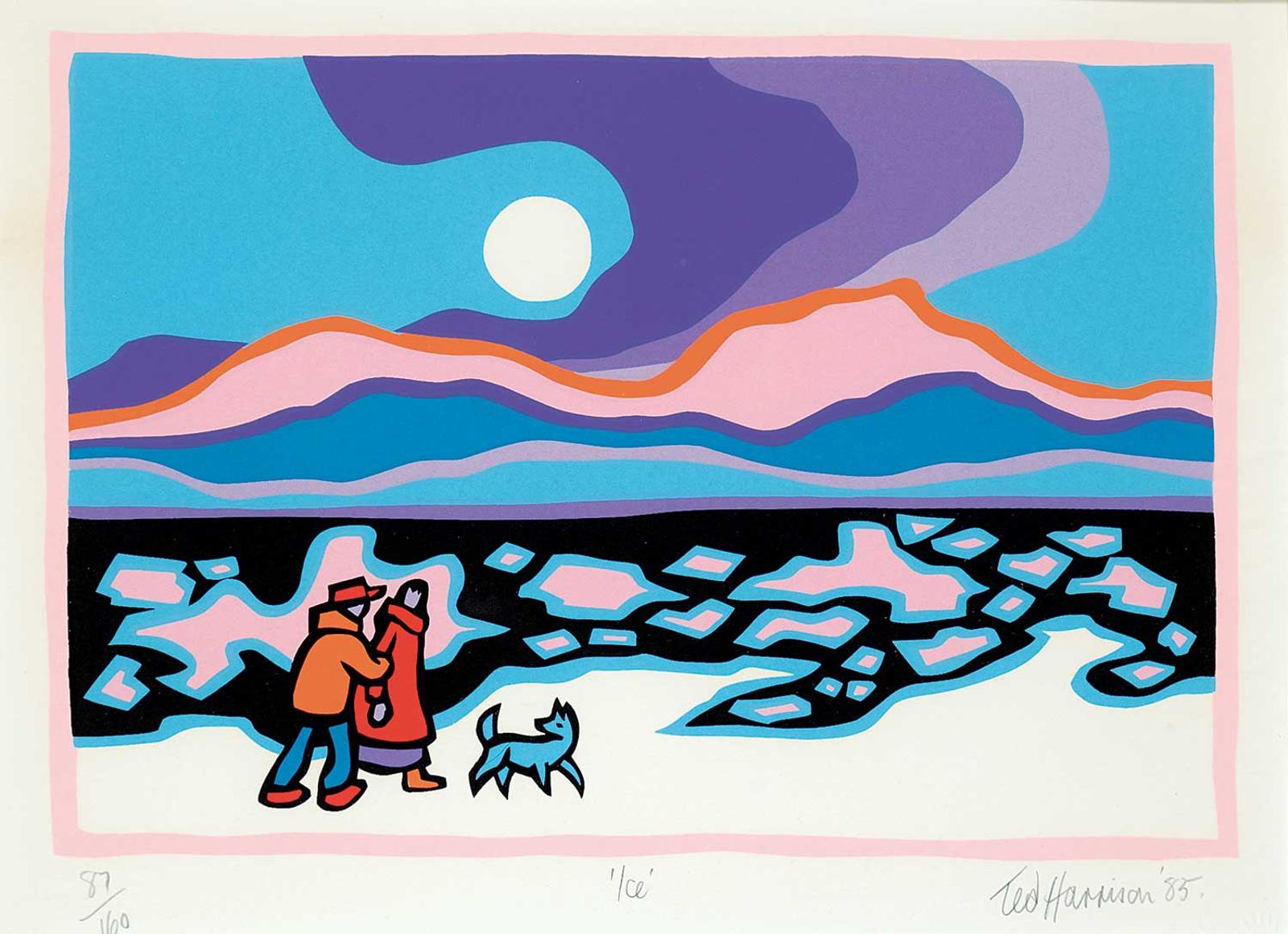 Ted Harrison (1926-2015) - Ice  #87/160