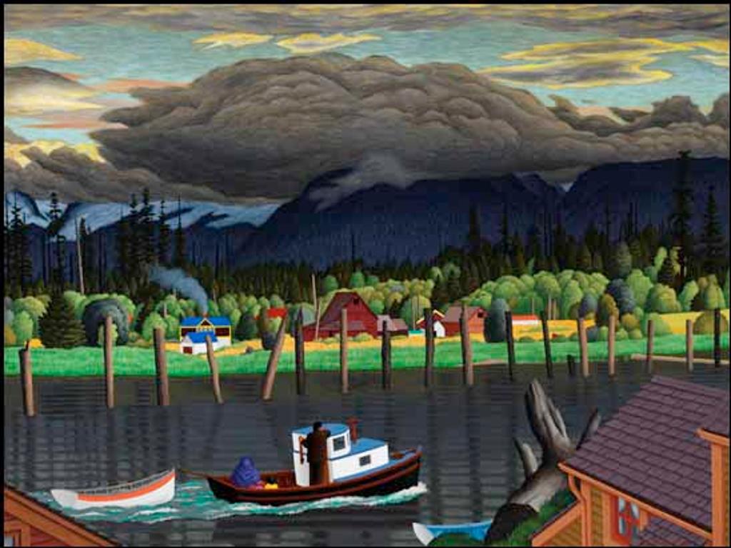 Edward John (E. J.) Hughes (1913-2007) - Mouth of the Courtenay River