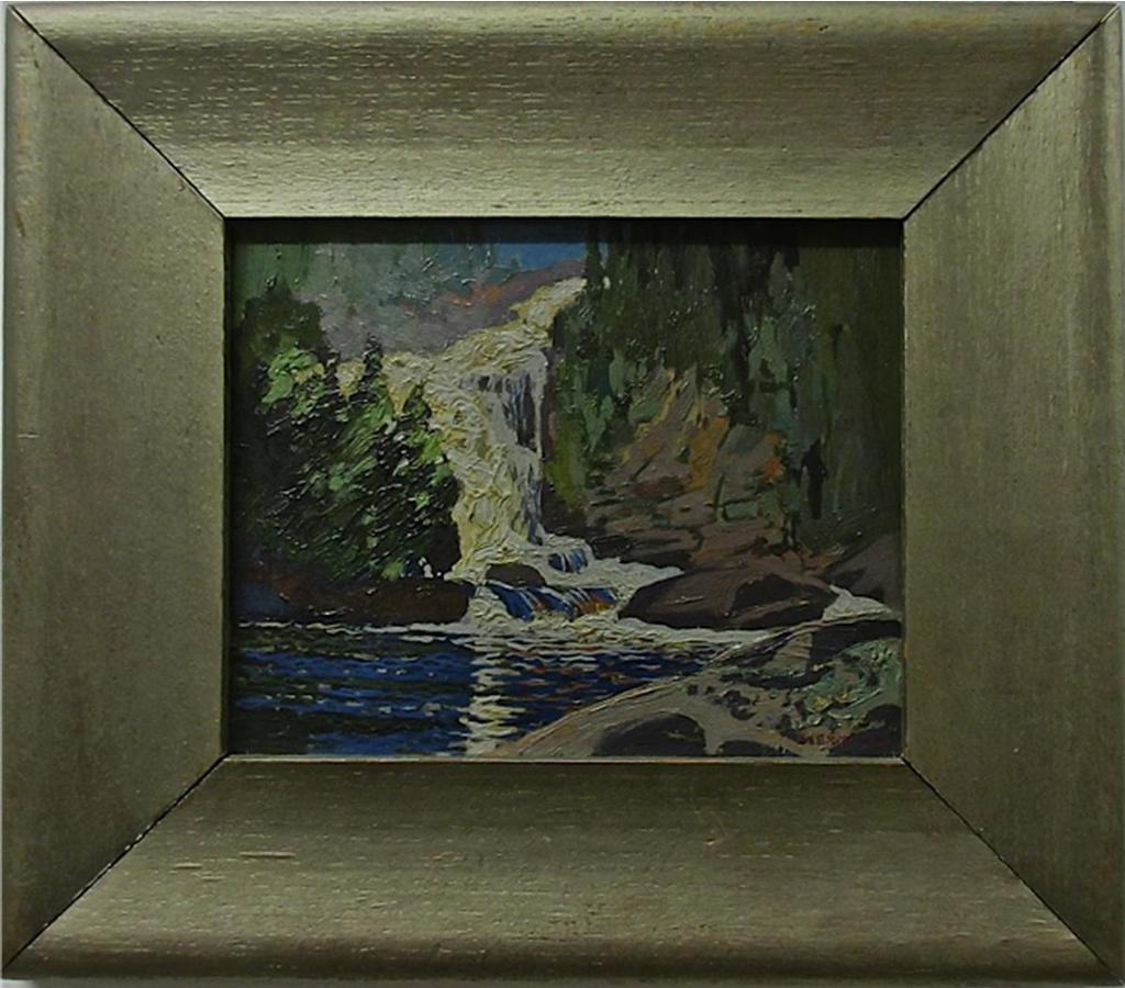 Mary Evelyn Wrinch (1877-1969) - Waterfall, Montreal River