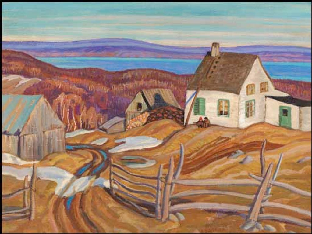Alexander Young (A. Y.) Jackson (1882-1974) - Spring Evening, Lower St. Lawrence (Early Spring, Lower St. Lawrence)