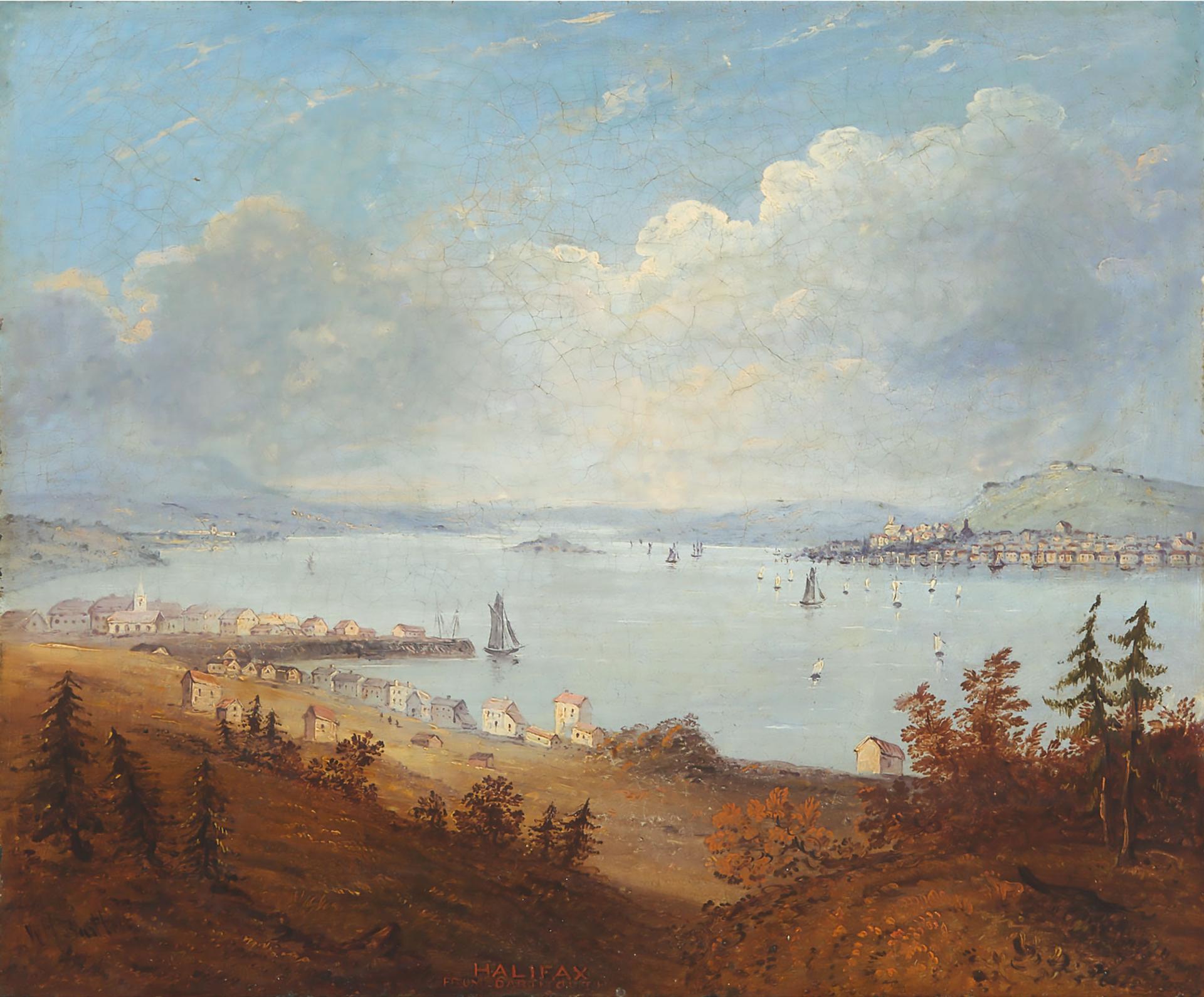 William Henry Bartlett (1809-1854) - Halifax, From Dartmouth
